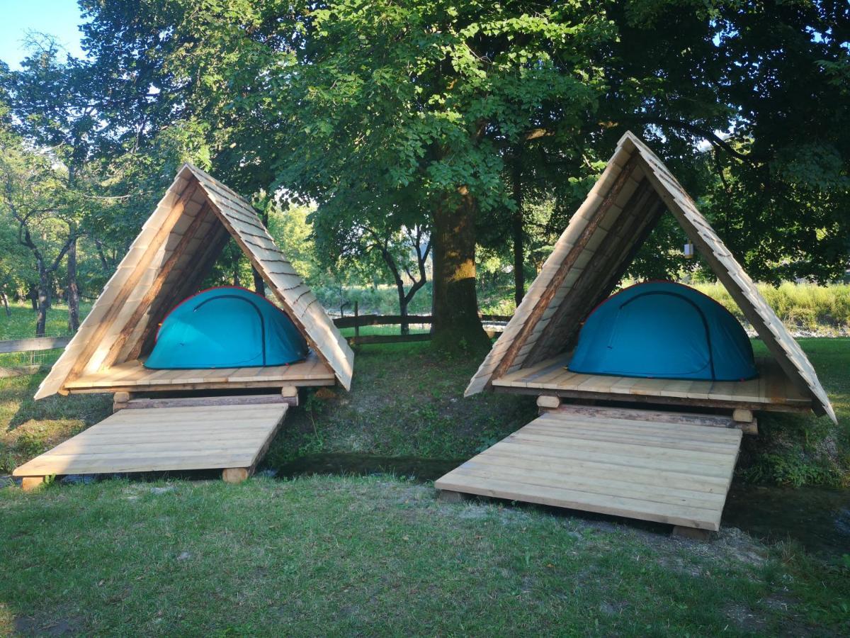 Kamp Na Otoku - Ljubno Ob Savinji Hotel Exterior photo
